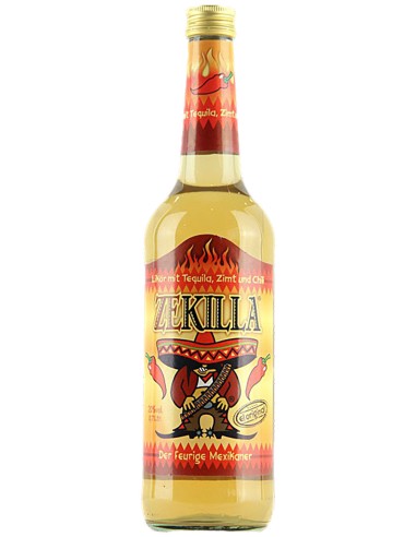 Liqueur Zekila Tequila avec Liqueur Cannelle et Chili 70 cl.