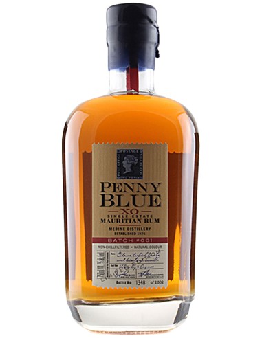 Rhum Penny Blue XO Single Estate Mauritian 70 cl.