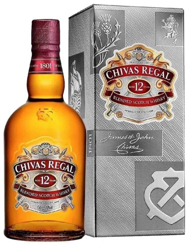Blended Scotch Whisky Chivas Regal 12 ans étui 70 cl.