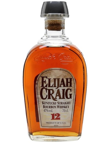 Straight Bourbon Whiskey Elijah Craig Kentucky 12 ans 75 cl.