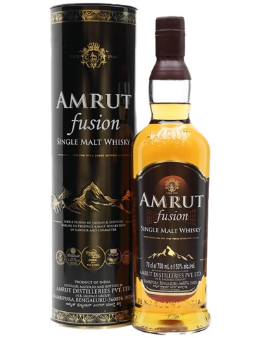 Single Malt Whisky Amrut Fusion 70 cl.