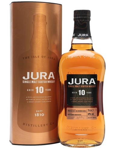 Single Malt Scotch Whisky Jura 10 ans '2018 New Range' 70 cl.