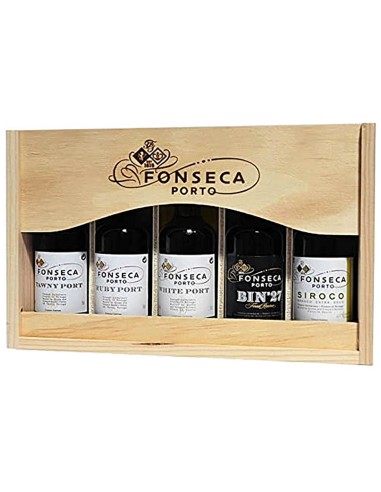 Porto Fonseca Pack de Dégustation 5 x 5cl (Siroco, Tawny, Ruby, Bin 27, 10 ans) 25 cl.