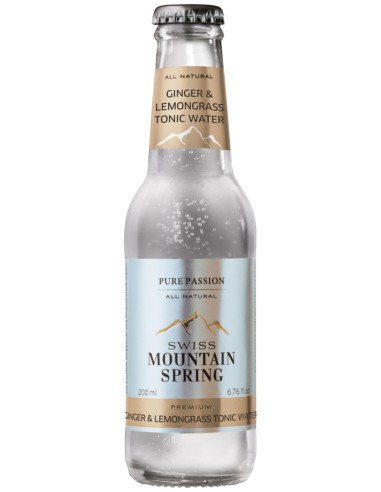 Swiss Mountain Spring Tonic Water Ginger & Lemongrass 20 cl.